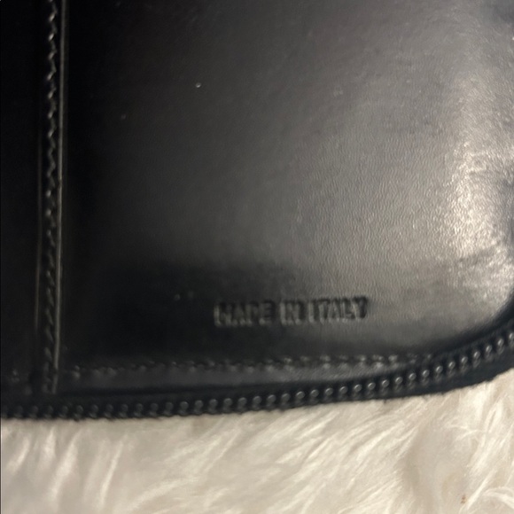 Prada black leather nylon agenda card holder GUC - Picture 12 of 16